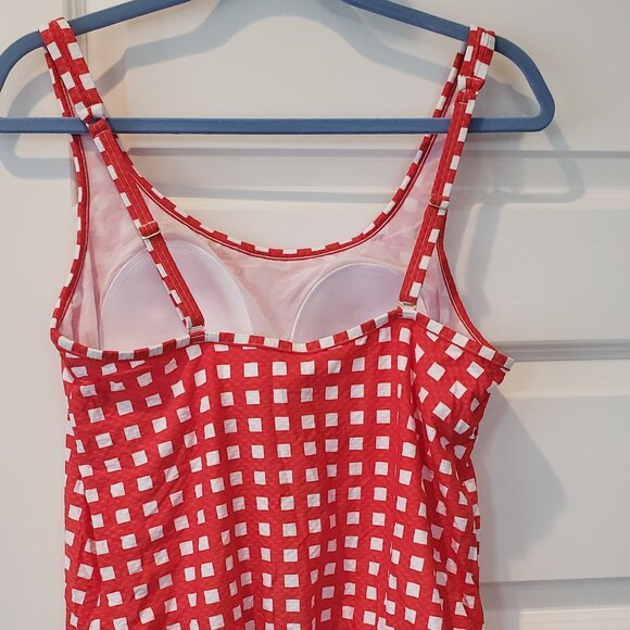 NWT: Sea Level Le Damier Blouson Multifit Singlet Tankini Top - Sizes 8 and 14 - Picture 7 of 9